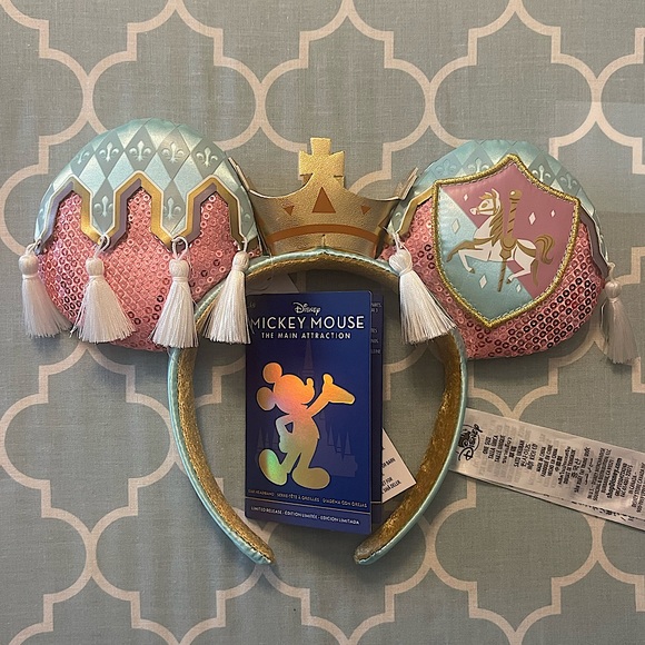 Mickey Mouse: The Main Attraction Prince Charming Regal Carrousel Ear Headband - Picture 1 of 8